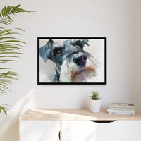 Copy of Miniature Schnauzer Canvas Print – Watercolor Dog Wall Art