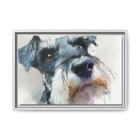Copy of Miniature Schnauzer Canvas Print – Watercolor Dog Wall Art