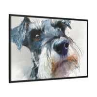 Copy of Miniature Schnauzer Canvas Print – Watercolor Dog Wall Art
