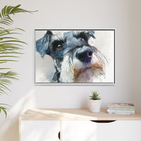 Copy of Miniature Schnauzer Canvas Print – Watercolor Dog Wall Art