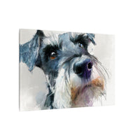 Copy of Miniature Schnauzer Canvas Print – Watercolor Dog Wall Art