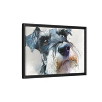 Copy of Miniature Schnauzer Canvas Print – Watercolor Dog Wall Art