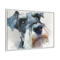 Copy of Miniature Schnauzer Canvas Print – Watercolor Dog Wall Art