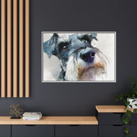 Copy of Miniature Schnauzer Canvas Print – Watercolor Dog Wall Art