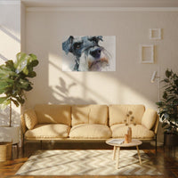 Copy of Miniature Schnauzer Canvas Print – Watercolor Dog Wall Art