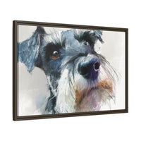 Copy of Miniature Schnauzer Canvas Print – Watercolor Dog Wall Art