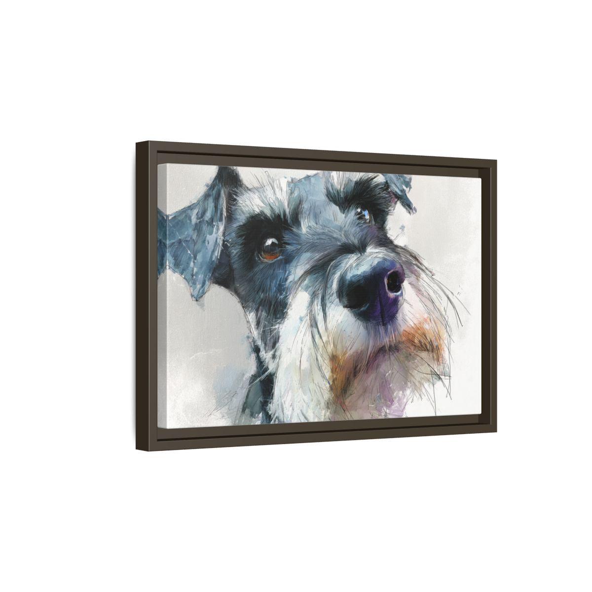 Copy of Miniature Schnauzer Canvas Print – Watercolor Dog Wall Art