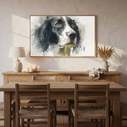 English Springer Spaniel Canvas Print – styled room view 11