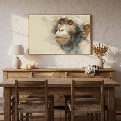 Monkey Portrait Canvas Print — product image 12