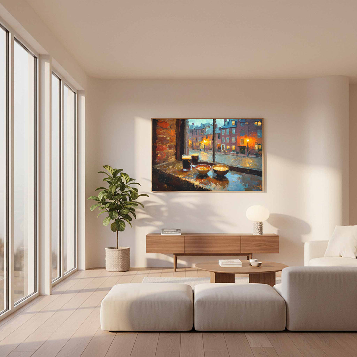 Boston Harbor Tavern Canvas Art — product image 12