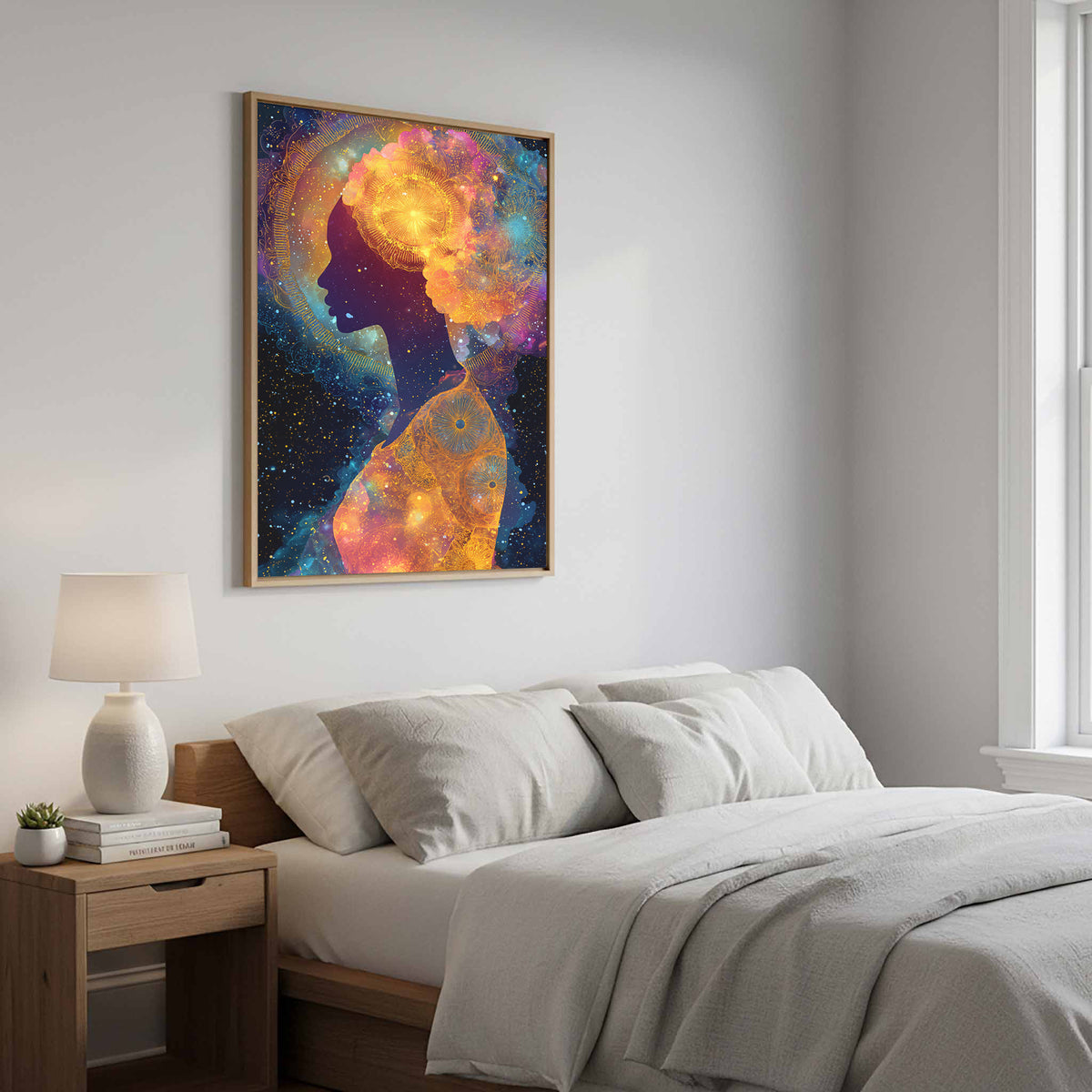 Cosmic Goddess Silhouette Art — product image 11
