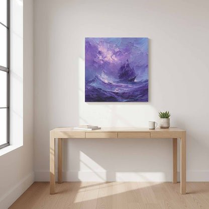 Abstract Purple Seascape Canvas Art — product image 12