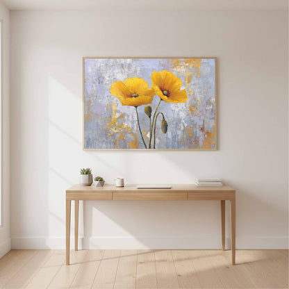 Yellow Poppy Canvas Wall Art — product image 12