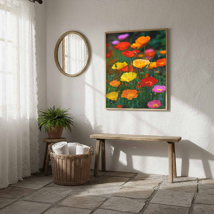 Vibrant Poppy Garden Canvas Art — product image 10