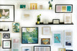 Atelier — minimalist linen still life canvas wall art in cream and natural light