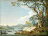 King of the Gods — dramatic mythological canvas wall art with storm-light atmosphere