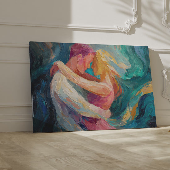 Abstract Intimate Canvas Art – short video of the print