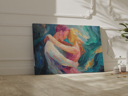 Abstract Intimate Canvas Art – short video of the print
