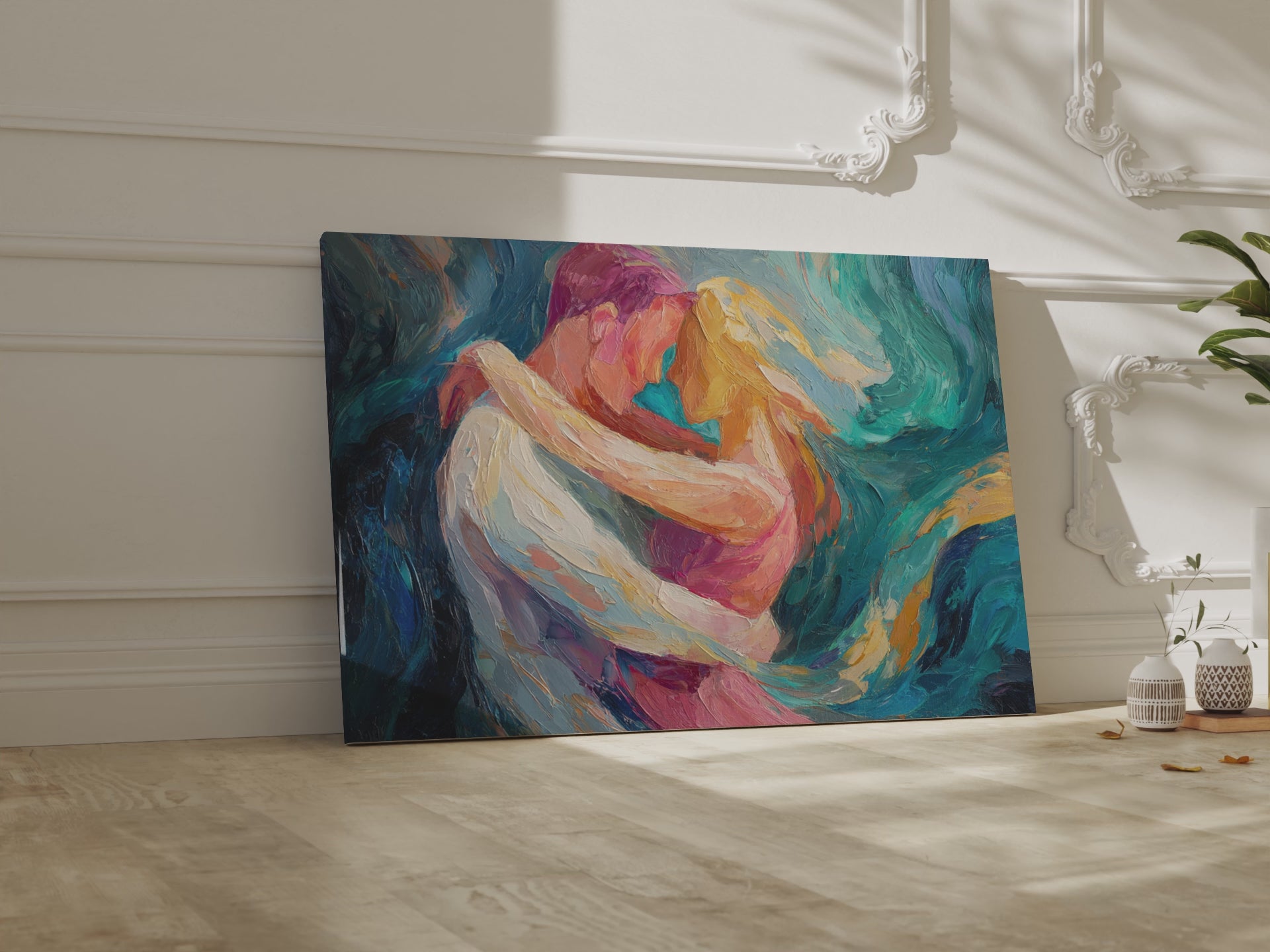 Abstract Intimate Canvas Art – short video of the print