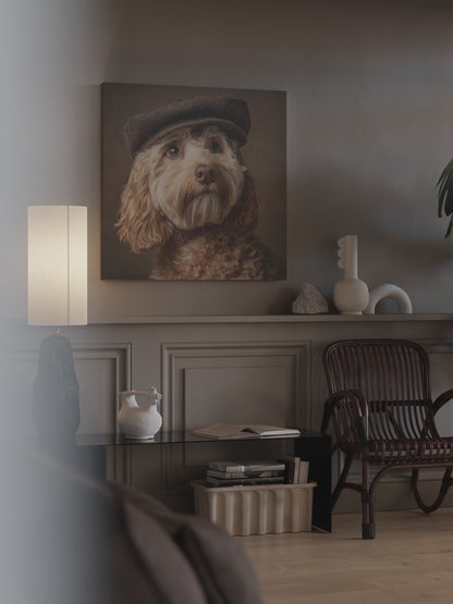 Cockapoo Dog Canvas Print – short video of the print