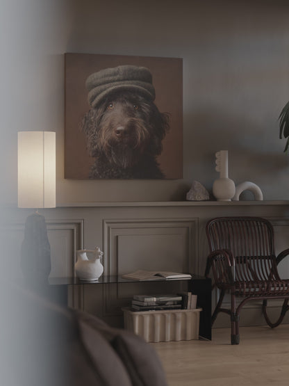 Labradoodle Dog Portrait Canvas Print – short video of the print