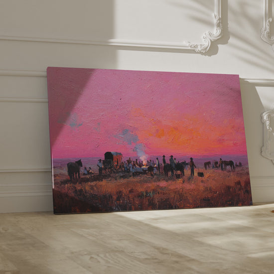Western Chuckwagon Canvas Wall Art – short video of the print