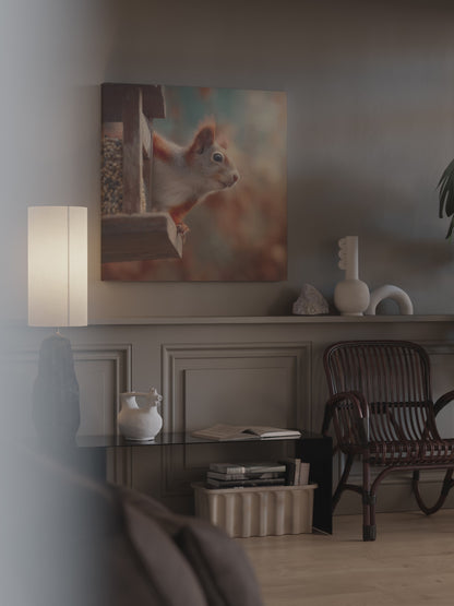 Red Squirrel Canvas Print – short video of the print