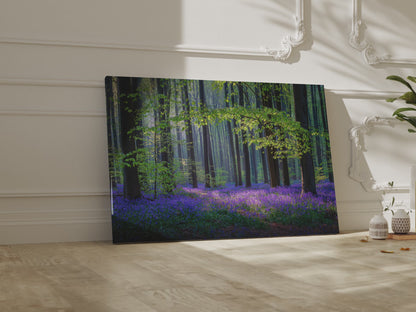 Spring Woodland Canvas Wall Art – short video of the print