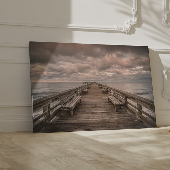 Ocean Pier Canvas Wall Art – short video of the print