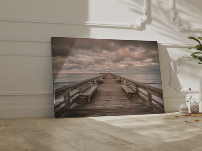 Ocean Pier Canvas Wall Art – short video of the print