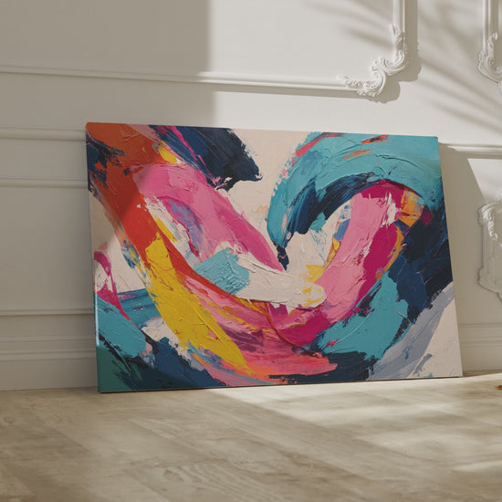 Abstract Intimate Canvas Art – short video of the print