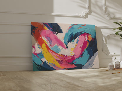 Abstract Intimate Canvas Art – short video of the print
