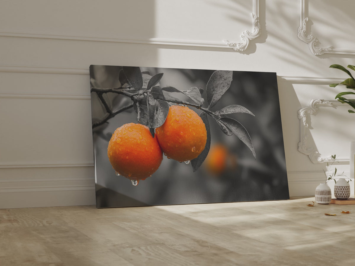 Orange Citrus Canvas Print – short video of the print