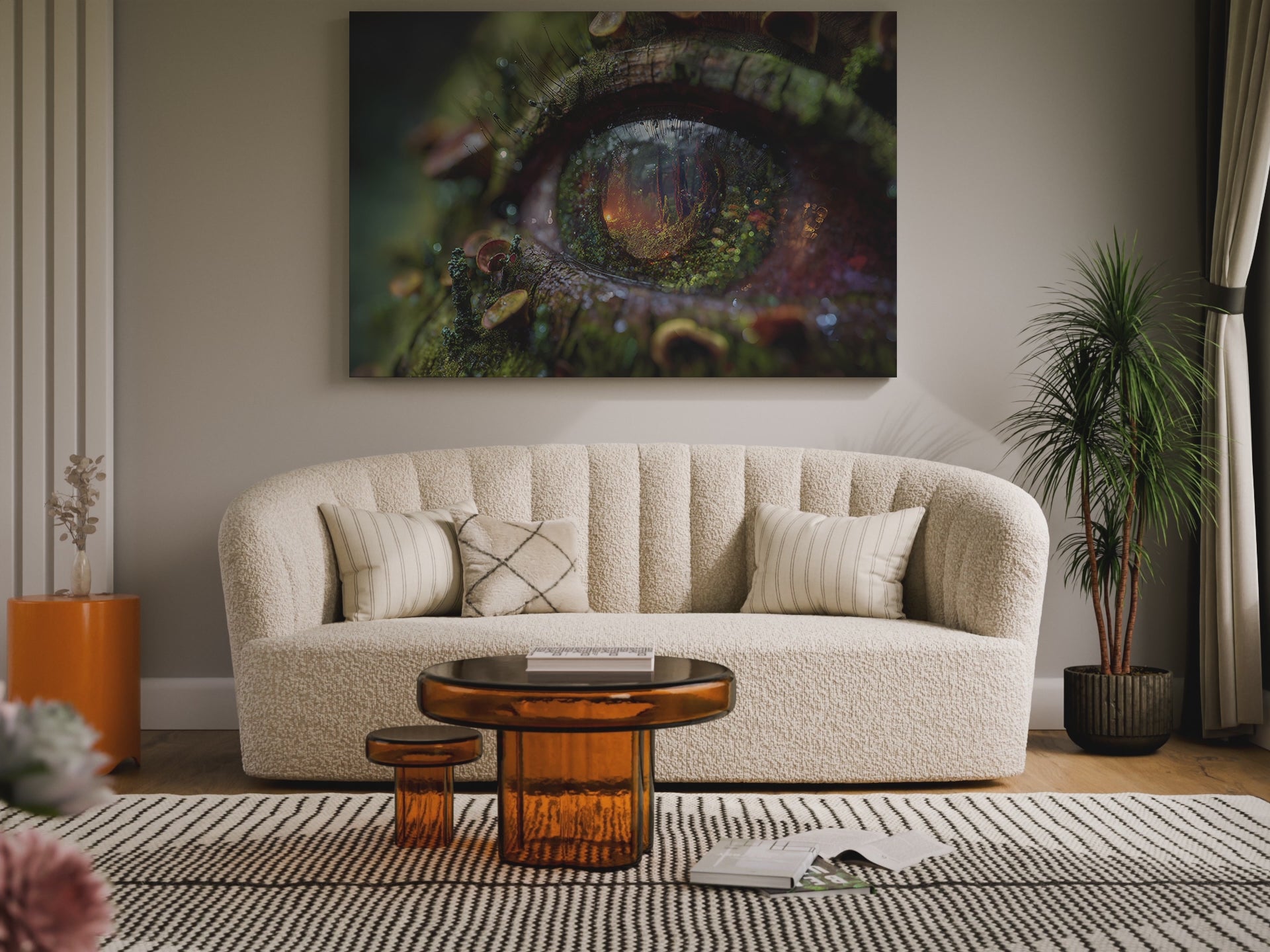 Ancient Tree Eye Canvas Art – short video of the print