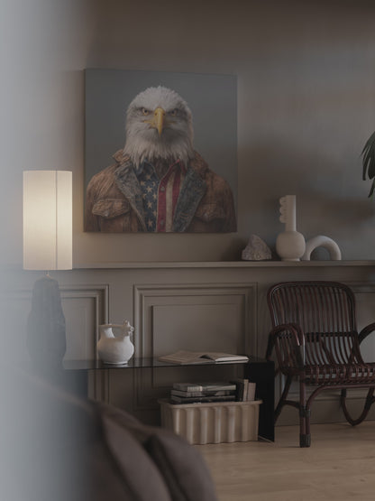 Patriotic Eagle Canvas Wall Art – short video of the print