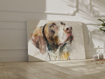 German Shorthaired Pointer Canvas Print – short video of the print