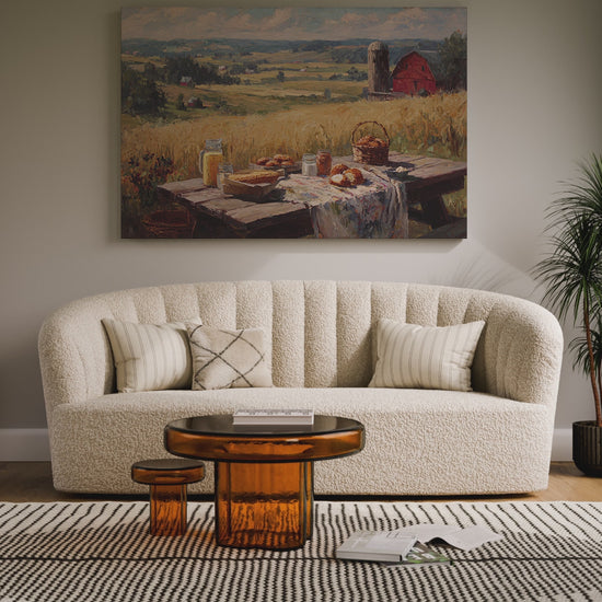 Midwest Farmhouse Still Life Canvas Print – short video of the print