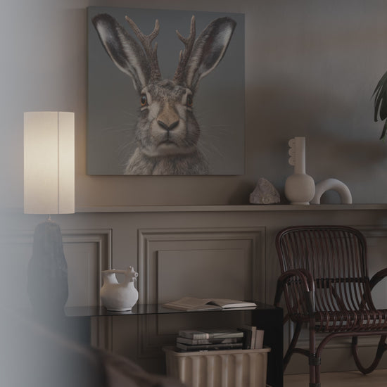 Jackalope Canvas Wall Art – short video of the print