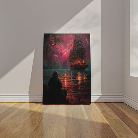 Naval Battle Canvas Wall Art – short video of the print