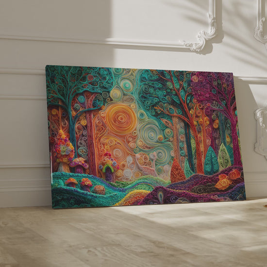 Forest Canvas Art – short video of the print