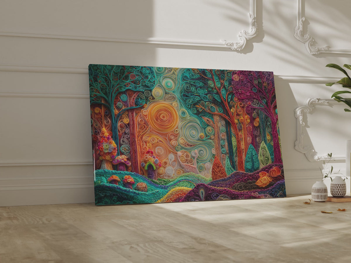 Forest Canvas Art – short video of the print