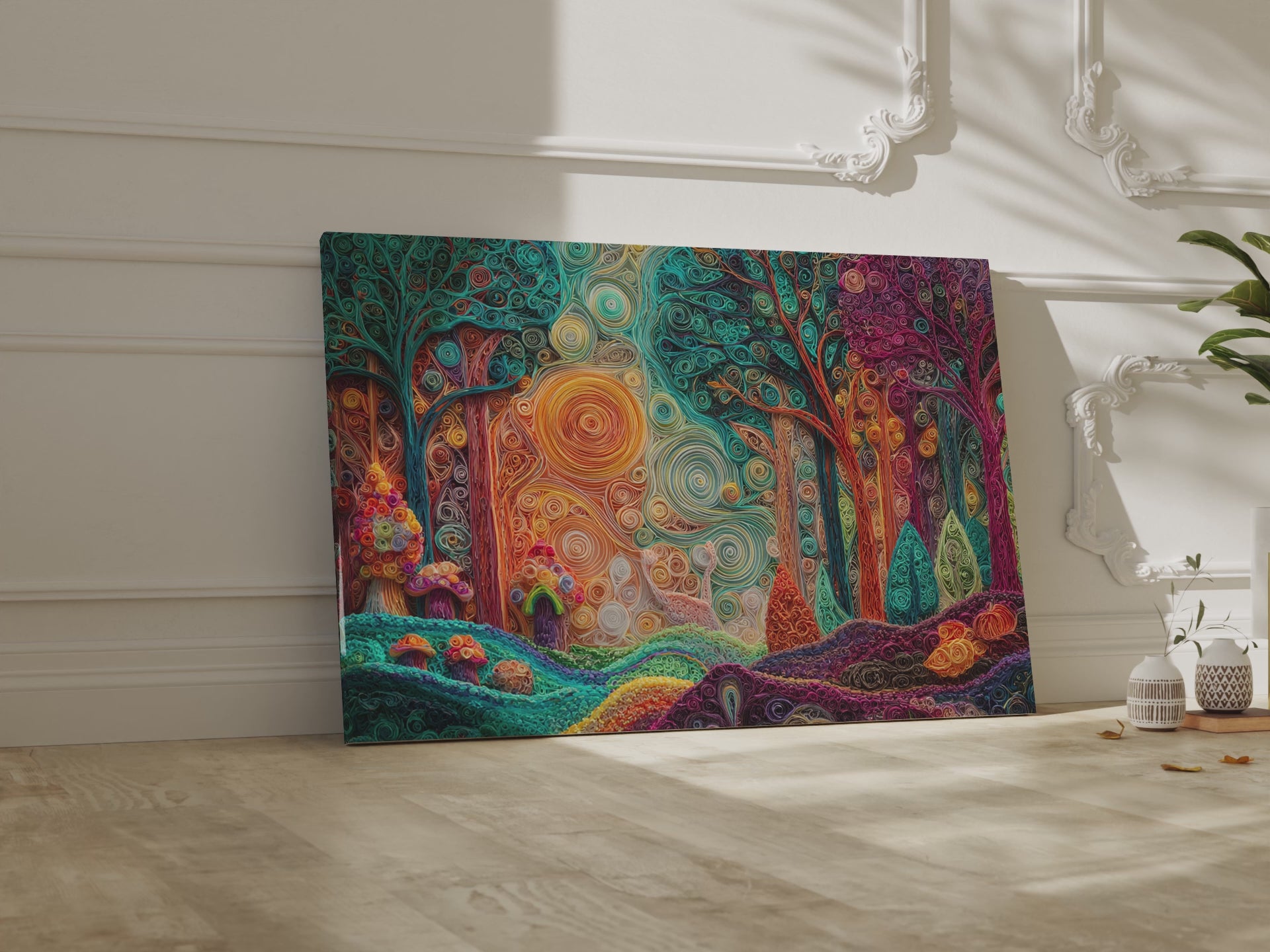 Forest Canvas Art – short video of the print