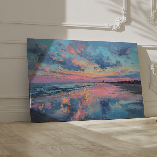 Cape Cod Beach Canvas Art – short video of the print