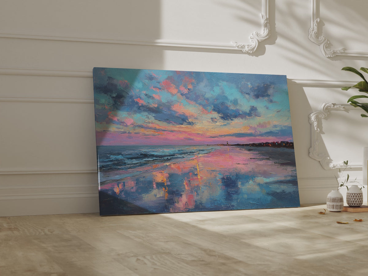 Cape Cod Beach Canvas Art – short video of the print