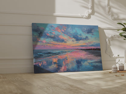 Cape Cod Beach Canvas Art – short video of the print