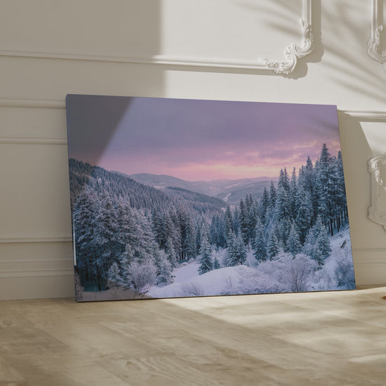 Winter Forest Canvas Print – short video of the print