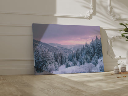Winter Forest Canvas Print – short video of the print
