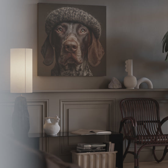 German Shorthaired Pointer Canvas Art – short video of the print