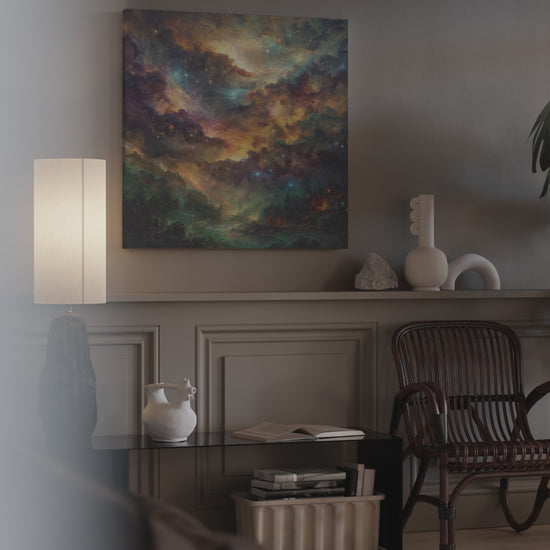 Cosmic Nebula Canvas Wall Art – short video of the print