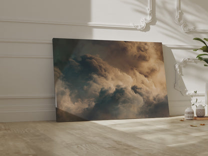 Abstract Cloud Wall Art – short video of the print